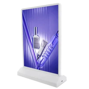 Indoor A4 USB LED Frame Magnetic Double Sides Slim LED Advertising Light Box Display for Restaurant