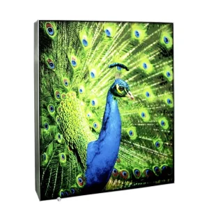 Indoor Advertising Aluminum Frameless Poster Tension Fabric LED Backlit Sign Light Box