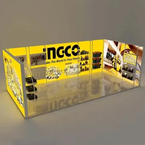 Indoor Advertising Frameless Posters Tension Cloth LED Exhibition Light Box