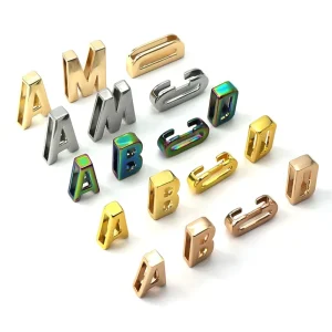 Indoor Company Name Office Alphabet Name Mini Size Anodized Stainless Steel Metal Letters