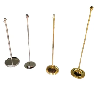 Indoor Flagpole Holder Office Table Flag With Pole Gold Silver Flagpole Indoor Flag Pole Metal Flagpole Base