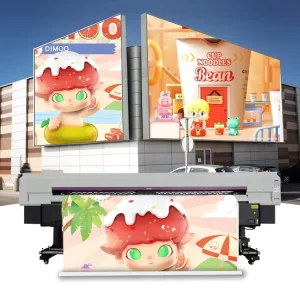 Indoor Outdoor 4 Heads I3200 Eco Solvent Printer Large Format Eco Solvent Flatbed Printer