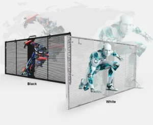 Indoor Outdoor P7.8-7.8mm Led Screen Transparent Display For Advertising Video Wall