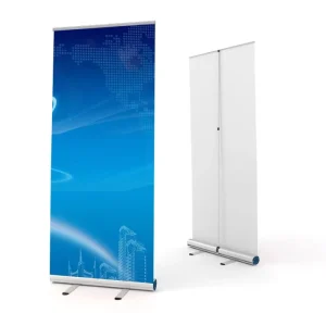 Indoor Use Economic Retractable Aluminum Portable Exhibition Large Format Banner Printing Roll up Banner Stand