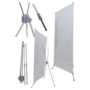 Indoor and Outdoor X Stand Display Banner X Banner Stand Size 60 X 160 cm 80 X 180 cm