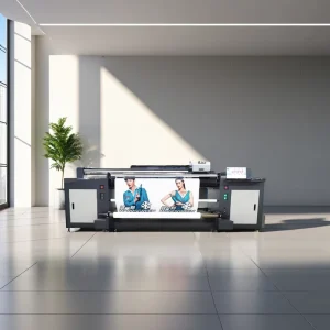 Industrial UV Printer 1800mm Print Size 300KG Roll Capacity Multi Ink Thick Media Support
