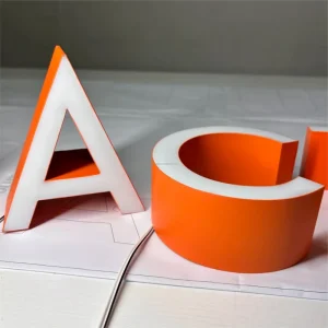 Infinite Luminous LED Waterproof Epoxy Resin Letter Customizable 3D Shape High Brightness Durability Colors Companies Park