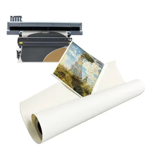 Inkjet Canvas Waterproof Matte Canvas Cotton Canvas for Large Format Printing