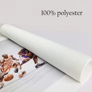 Innovatively Coated Polyester Canvas Roll 240gsm Matte White Waterproof Inkjet Fabric for Advanced Print Tech