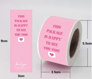 Ins Creative Self-adhesive Packaging Labels Adhesive Tape for Sealing Gift Wrapping Stickers