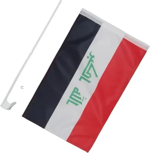 Iraq Custom Car Window Flag Custom Design for Local Sports Event Family Road Trip Festival Decor