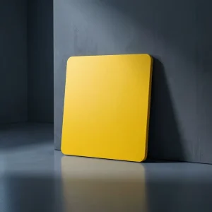 JL-B 4x8FT Rigid Yellow PVC Foam Board with UV Resistant Anti Aging Features