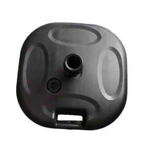 JM-BFB-20 Black Plastic 16L Beach Flag Water Injection Tank Base Ready to Ship Beach Flag Base Water Bucket Tank Stand Base