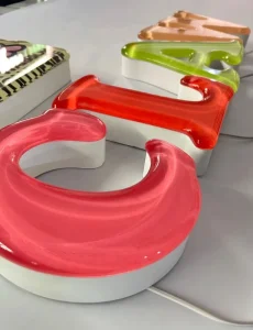 Jelly Letter Neon Lights Custom Illuminated Letter Signs Acrylic Advertising Commercial Signs 3D Channel Metal Wall Signs