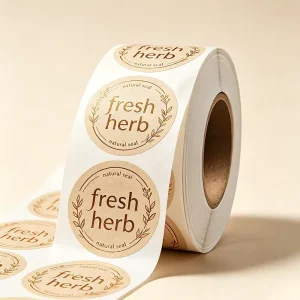 Jinyu Manufacturer Elegant Custom Sticker Decal Waterproof Lable for Present Bag Packaging