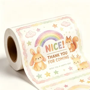 Jinyu Manufacturer Elegant Custom Sticker Decal Waterproof Lable for Wedding Set Packaging