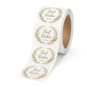 Jinyu Manufacturer Glossy Printed Decal Label Waterproof Lable for Summer BBQ Gift Wrap