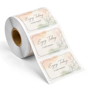 Jinyu Manufacturer Professional Die Cut Sticker Roll Waterproof Lable for Autumn Harvest Gift Set