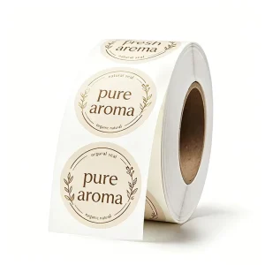 Jinyu Manufacturer Strong Custom Sticker Decal Waterproof Lable for Gift Wrap Packaging