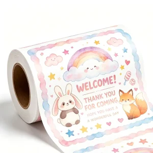 Jinyu Manufacturer Versatile Custom Sticker Decal Waterproof Lable for Wedding Bag Packaging