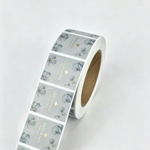 Jinyu OEM ODM Elegant Custom Logo Sticker Waterproof Lable for Aromatherapy Candle Box