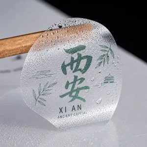 Jinyu OEM ODM High Clarity Transparent Decal Sticker Waterproof Label for Window Display