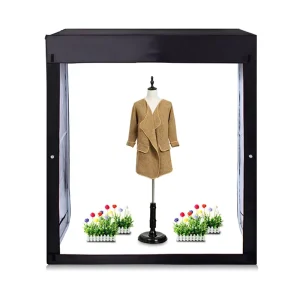 KAMPHO 47x20x55inch 120*50*140cm Photo LED Large Light Box Continuous Lighting Flashery Video Studio Cube Shooting Tents Softbox