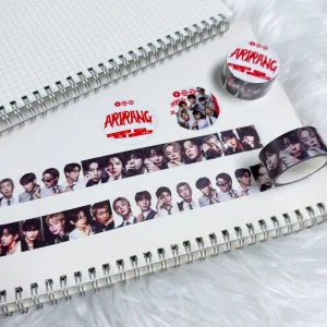 KPOP ARIRANG Photo Sticker Tape Set DIY Scrapbook Decorative Sticker JK JIN JIMIN SUGA V Decal Sticker Pack Fans Gift