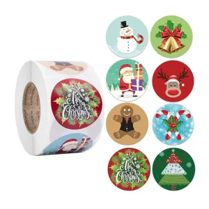 Kids Eco Friendly Synthetic Paper Sticker Custom Thank You Logo Packaging Home Decoration Mirror Roll Decal Craft Cute Cartoon