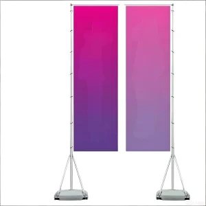 Knife Feather Flag Rectangle Polyester Flag with Digital Printing Customizable for Durable Outdoor Marketing Activities