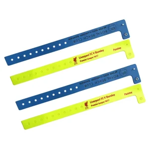L Shaped PVC Snap Wristband Custom Logo Soft Vinyl Wristbands for Event