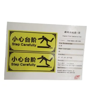 L&B Manufacturer PVC Film Diagonal Surface Cold Laminate Flooring Film for Decoration Floor protection