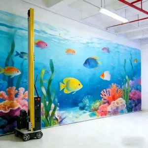 LC A2 Waterproof Outdoor Wall Printer with I1600 Printhead Foldable Design