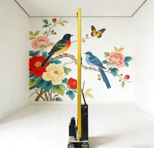 LC A2 Waterproof Outdoor Wall Printer with I1600 Printhead UV Ink Foldable Design & Tube Printer