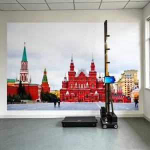 LC Wall and Floor 3D 2 in 1 UV Inkjet Printer with DX7 Printhead High Precision for Commercial Ads Tube & Bill Printer