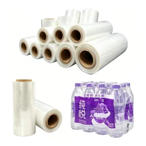 LDPE Packaging Film for Mineral Water Custom Holographic Shrink Film PE Heat Shrink Film