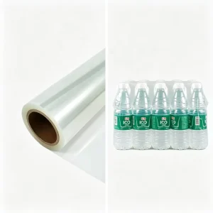 LDPE Packaging Film for Mineral Water Custom PE Heat Shrink Film Packaging Film for Mineral Water