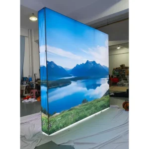 LED Advertising Light Boxes Aluminium Frame Backlit Tension Fabric SEG Light Frames Durable Light Box for Outdoor