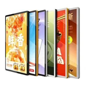 LED Aluminum Frame Double Sided Ultra-thin Magnetic Light Box for Advertising Display