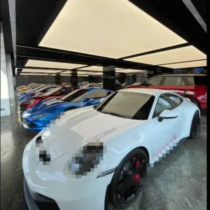 LED Backlight Stretching Ceiling Light Box Car 4S Dealership Beauty Repair Workshop Manufacturer Customized