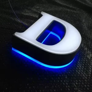 LED Backlit Letters Bright Luminous Characters Face Lit Sign Channel Letter