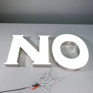 LED Backlit Mini Luminous Characters for Office Signs Beveled Acrylic Design Bar Bluetooth App Control