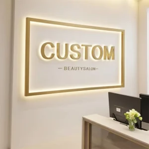 LED Channel Letter Signs Front Light and Back Light Letters Sign Outdoor Logo Business Sign for Decor