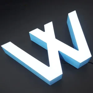 LED Channel Letters Acrylic + ABS Rimless Red Water Resistant Barber Shop Office Retail Shop Advertising Display Sign