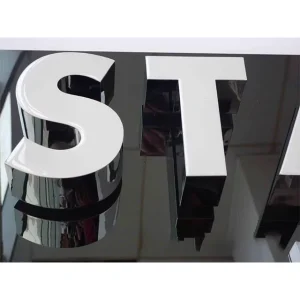 LED Epoxy Front Lit Acrylic Alphabet Letter Outdoor Resin Business Signs Logo for Company Decoration