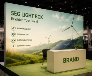 LED Fabric Light Box for Luxury Retail Branding