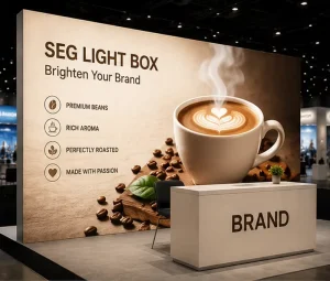 LED Fabric Light Box with Dye Sublimation Printed Polyester Fabric