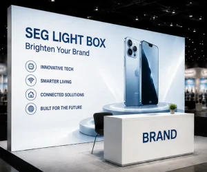LED Fabric Light Box with Quick Change Graphic System