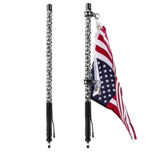 LED Flag Pole Light RGB Retrofit Cross country Beach Flag Light APP Magic Truck Flag Pole Light