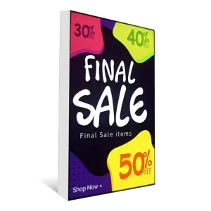 LED Frame Lightbox LED Backlit Lightbox Dynamic Fabric Display Outdoor Mini LED Light Box